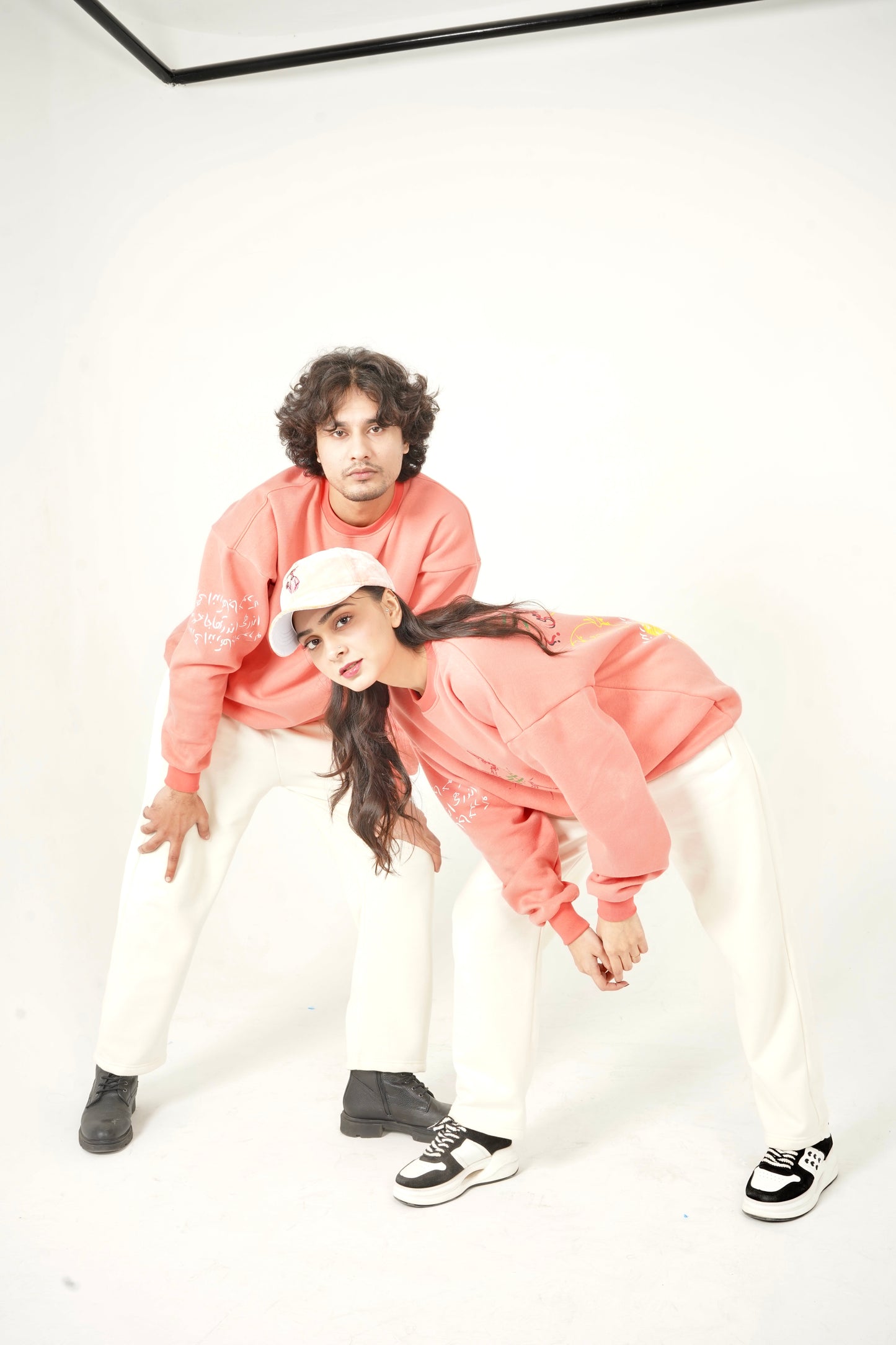 Peach sweatshirt