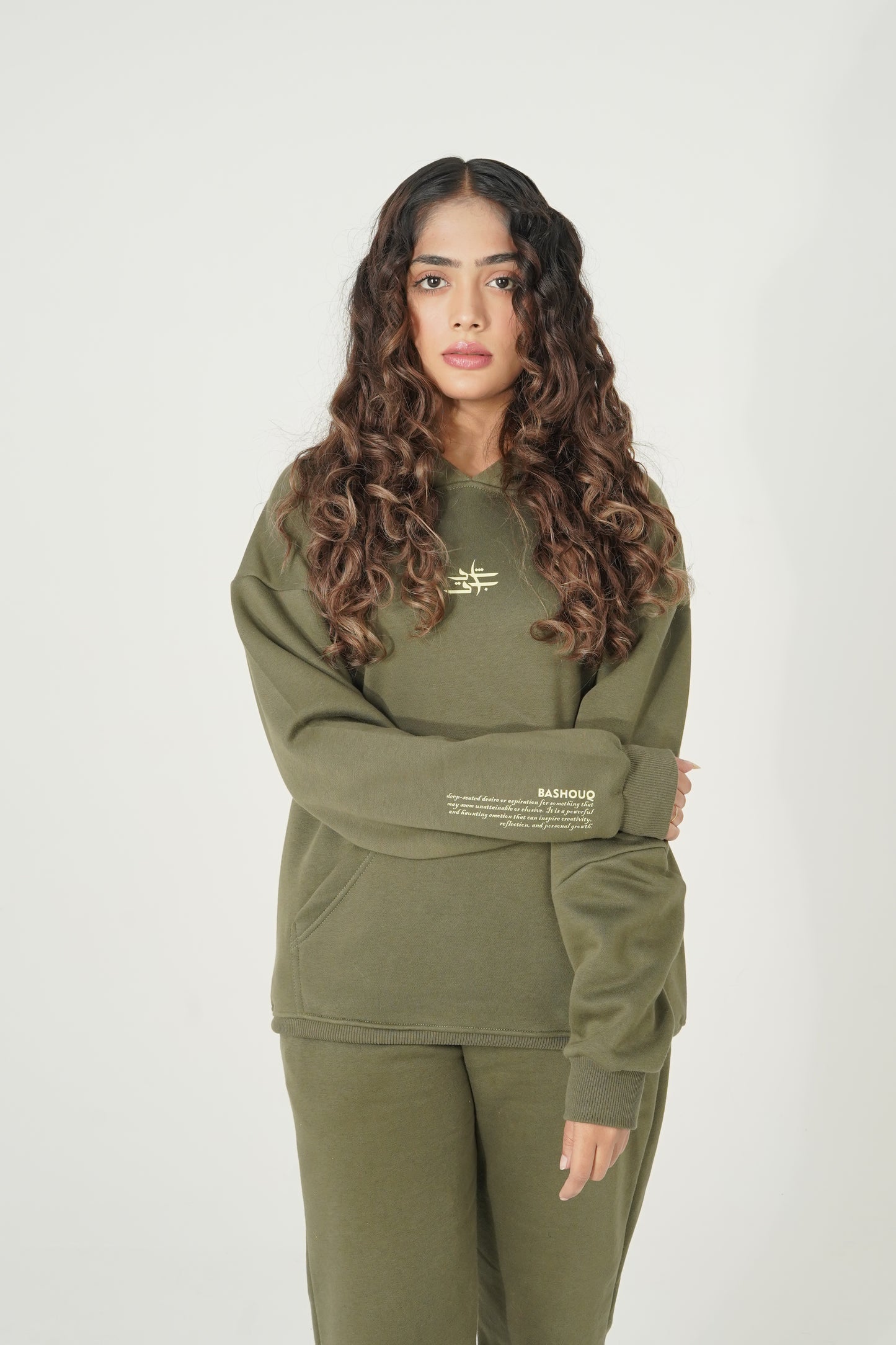 OLIVE GREEN HOODIE