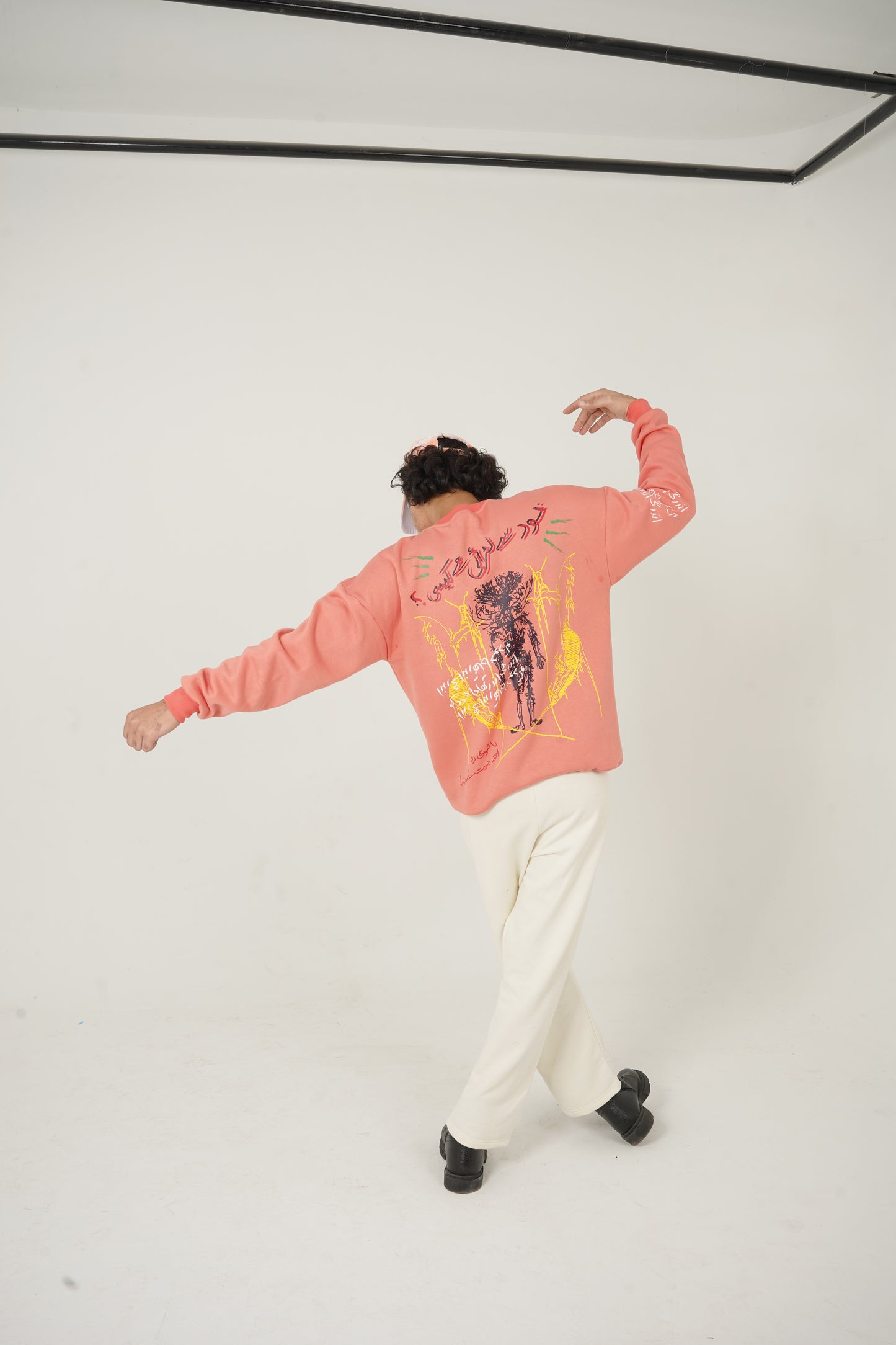 Peach sweatshirt