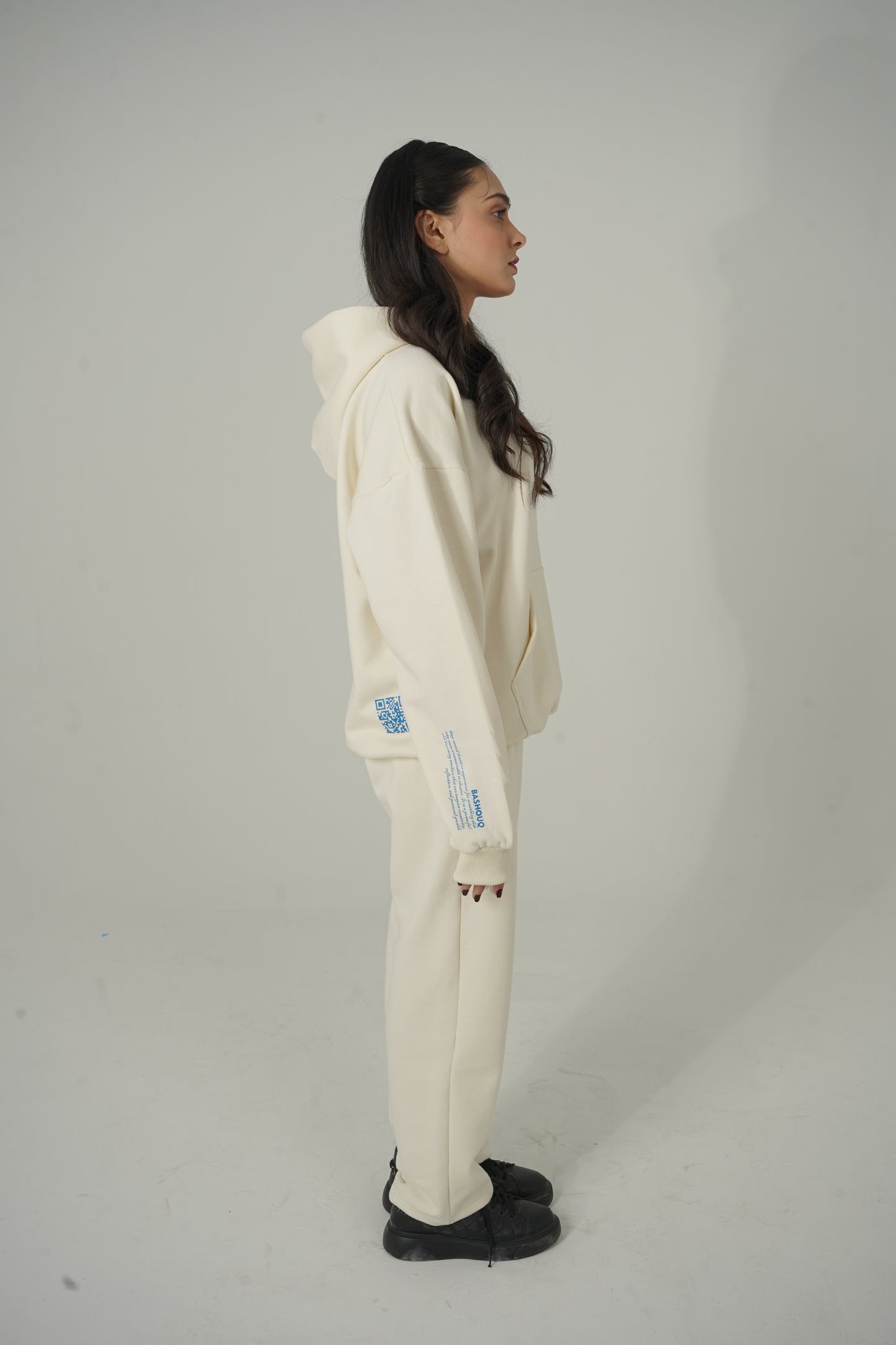 White hoodie